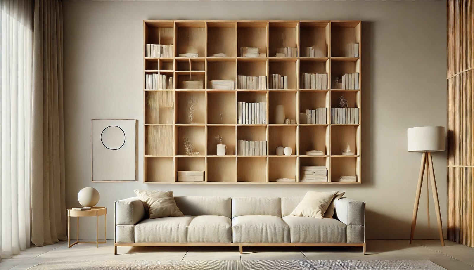 Wall-Mounted Bookshelf